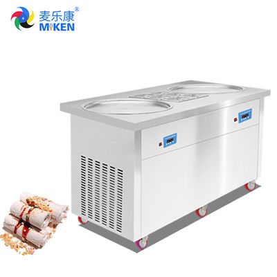 qualité MIKEN MK-PF2R-6C Fry Ice Cream Machine CE Certificate For Snack Food Factory, Bakery, Commercial Catering usine